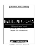 Hallelujah Chorus SATB choral sheet music cover